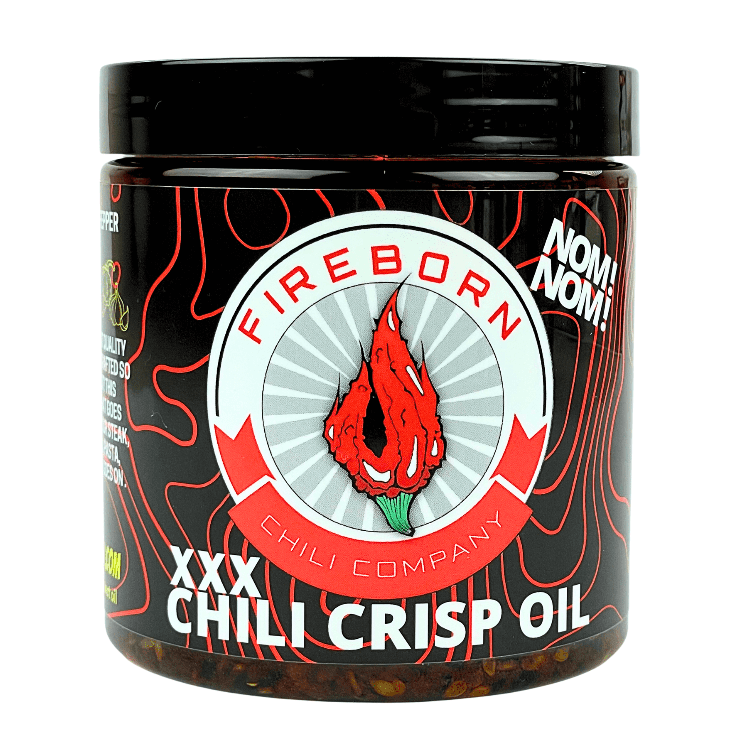 XXX Extra Hot Garlic Chili Crisp Oil, spicy chili oil sauce, 8.6 fl oz (pack of 1)