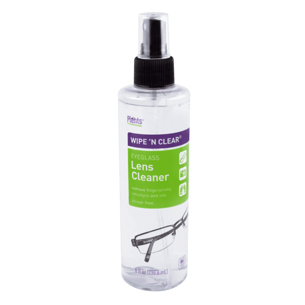 XXX Ezy Dose Flents Wipe 'n Clear Spray Lens Cleaner, 8 fl oz