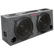 KIC100 Audio Dual 10  Subwoofer Enclosure, 300W Max