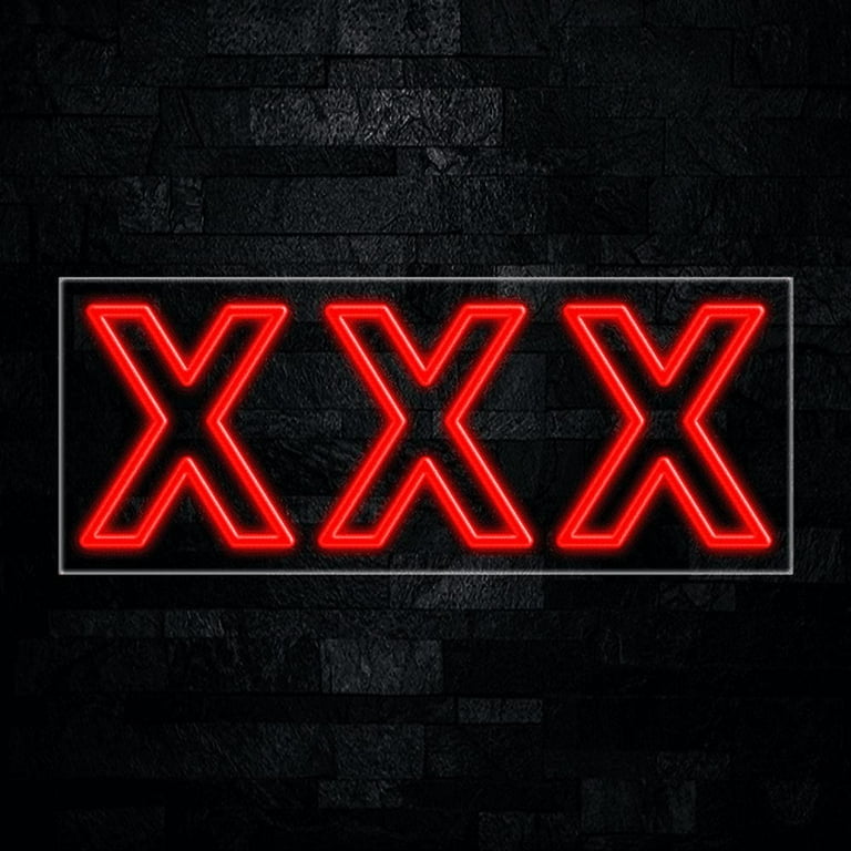 XXX LED Neon Sign 30L x 12H #31507 
