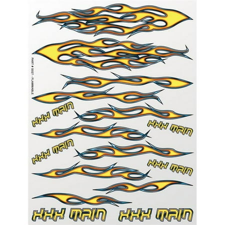 Xxx Main Racing Flammable Sticker Sheet
