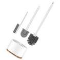 thumbnail image 1 of XXXFLOWER 3-in-1 Toilet Brush Set with Holder, Wall Mounted - No Splash Cleaning, Easy Drain Design, Durable and Hygienic, 1 of 7
