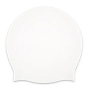 FLOWER universal swimming cap large size silicone swimming cap womens swim cap adult swim cap High elasticity durable comfortable and non-slip swim caps swim cap for long hair White