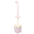 thumbnail image 1 of XXXFLOWER Toilets Brush Caddy Sets Bathroom Cleaner Holder with Silicone Bristle,Pink, 1 of 7
