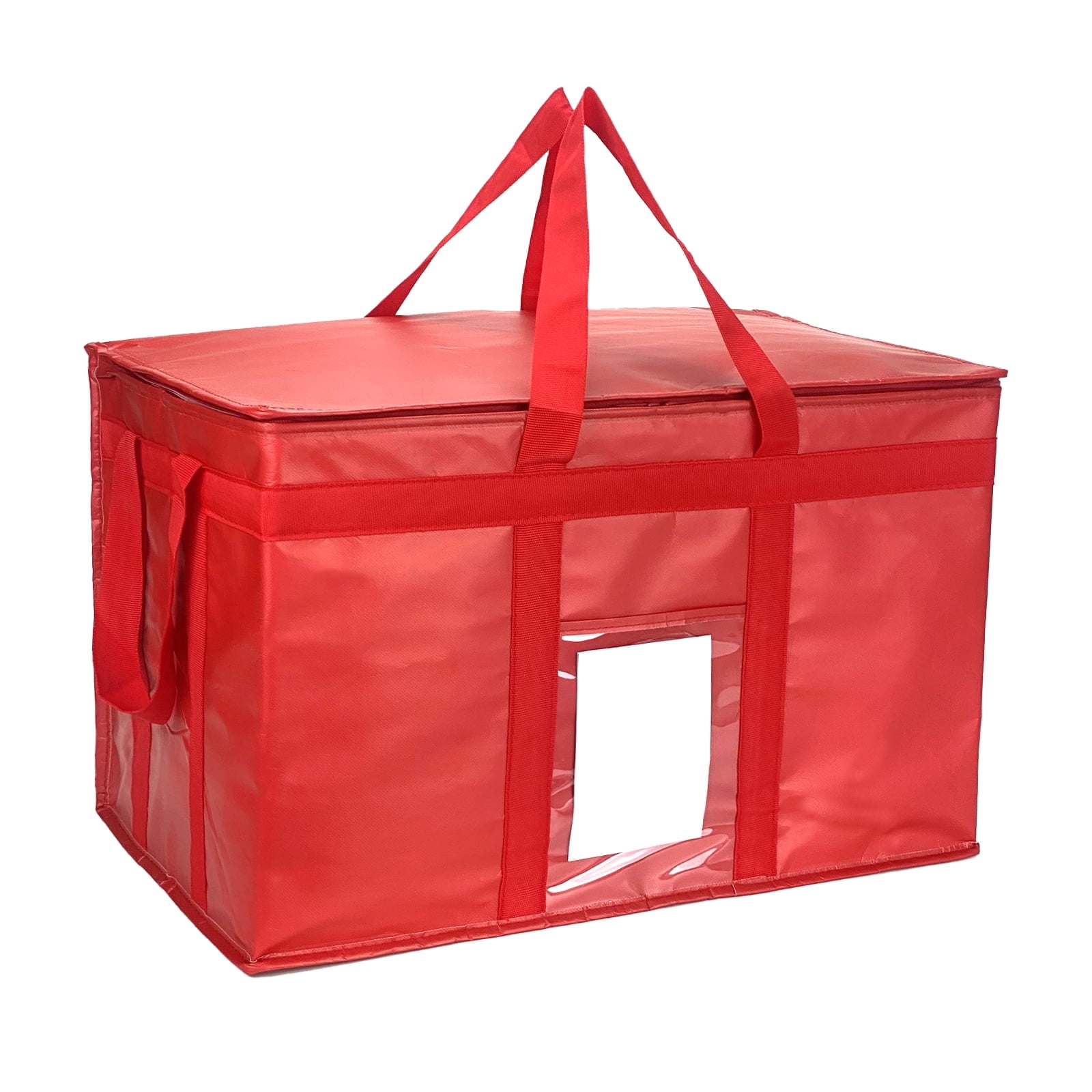 Yongzhenlite XXXL Collapsible Insulated Cooler Bag with Zipper, Reusable Thermal Shopping Bag Keep Food Hot Cold, Heavy Duty for Grocery Catering 23x15x14 Inch