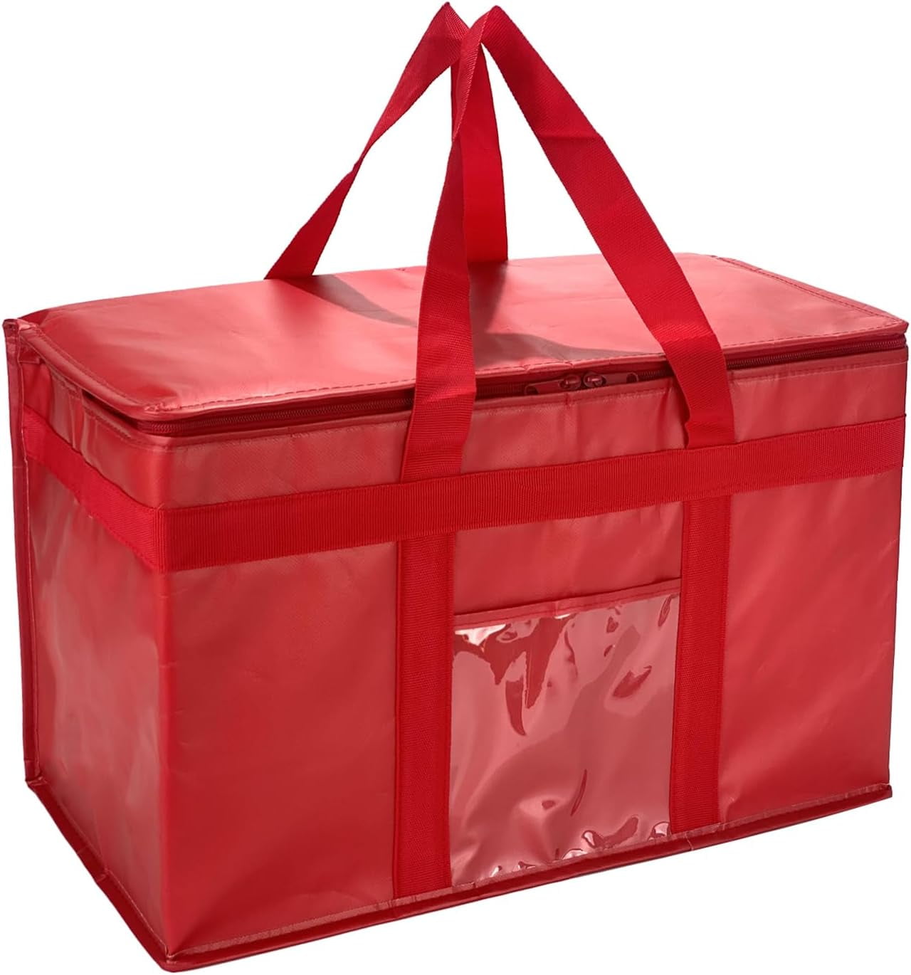 XXXL Large Insulated Cooler Bag, Styrofoam Cooler of Keep Food Hot or Cold, Reusable Double Zipper Food Delivery Bag for Grocery Shopping, 23" W x 15" H x 14" D
