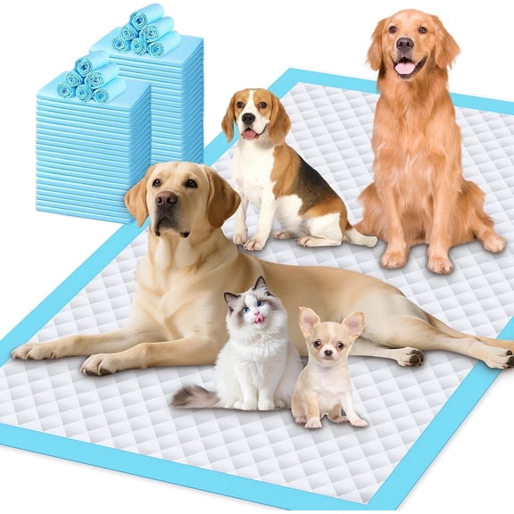 Puppy Extra Large for Dogs 31"x47" 40 Count, Leak-Proof & Super Absorbent Dog Pee Pads, Thicken Disposable Potty Puppy Training for Cats Rabbits