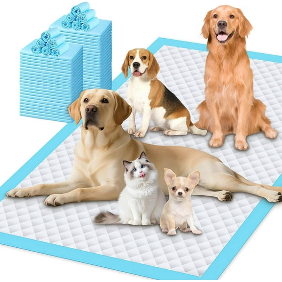 Puppy Extra Large for Dogs 31"x47" 40 Count, Leak-Proof & Super Absorbent Dog Pee Pads, Thicken Disposable Potty Puppy Training for Cats Rabbits