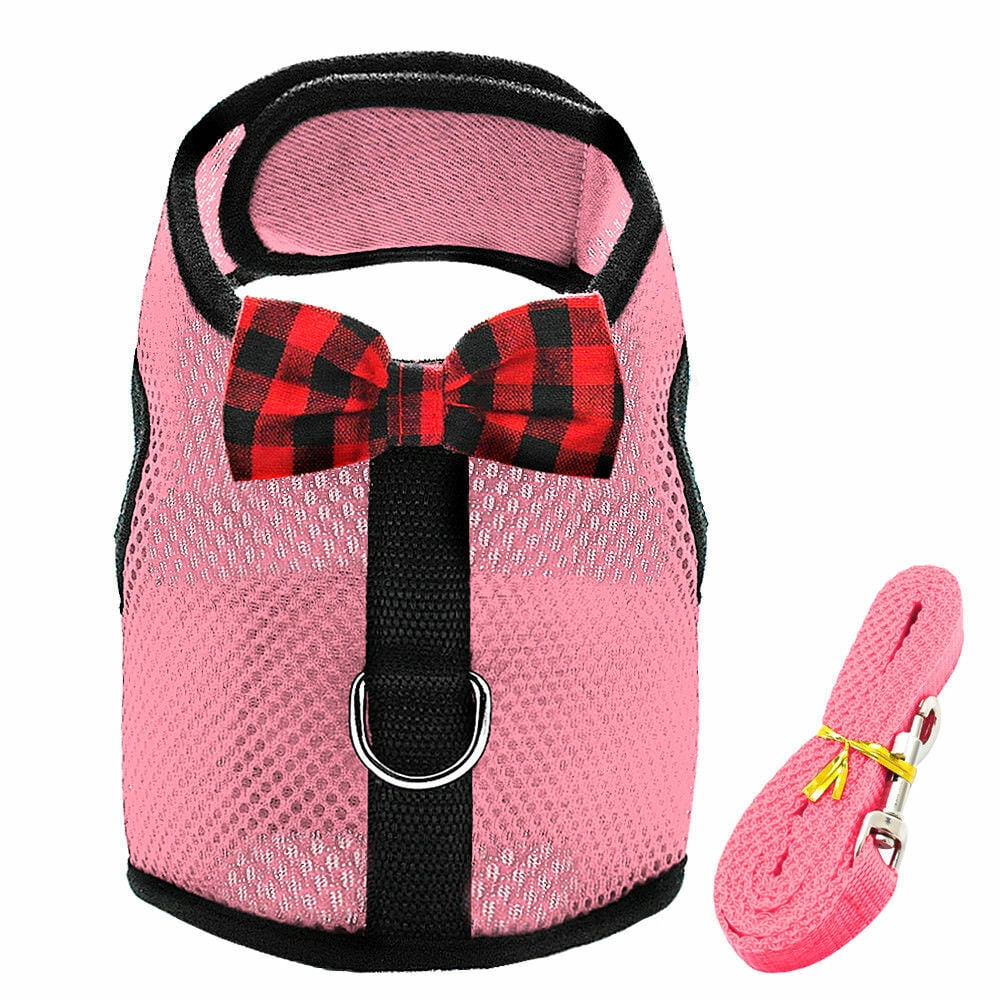 XXXS XXS Dog Harness Adjustable Dog Soft Harness Vest for Cat Yorkie