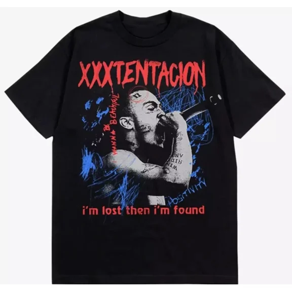 XXXTentacion I'm Lost Then I'm Found T-shirt, size S-5XL