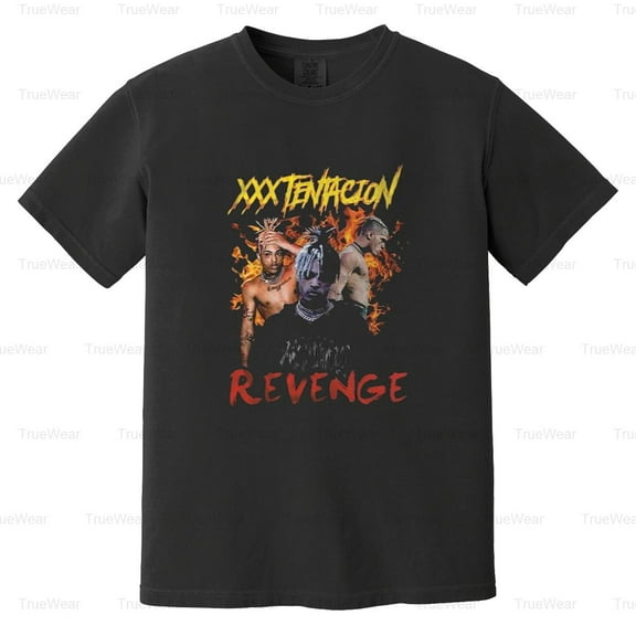 XXXTentacion, Revenge, Rap Album, Tour Merch, Vintage, Graphic, Hip Hop Comfort Color T-Shirt Unisex, up to 4XL