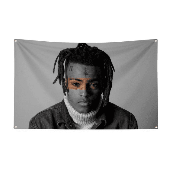 XXXTentacion Tapestry Home Decoration Flag to Hang Rapper Decor Flags Outdoor Bedrooms Garden Banners Accessories Gifts Flag