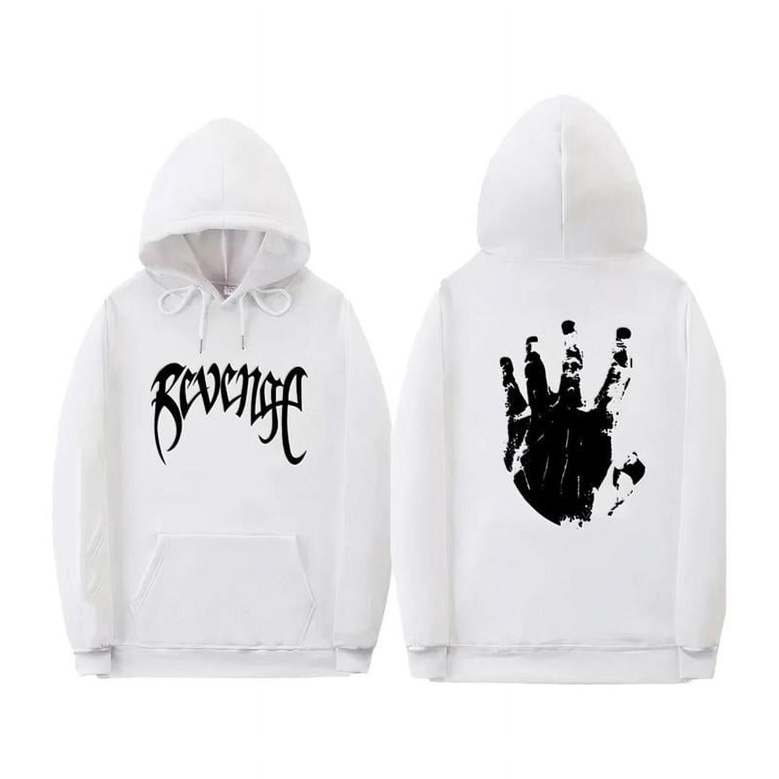 トップス revenge foodie xxxtentacion Xxxtentacion Revenge Hoodie Black w/ Orange Print | eBay