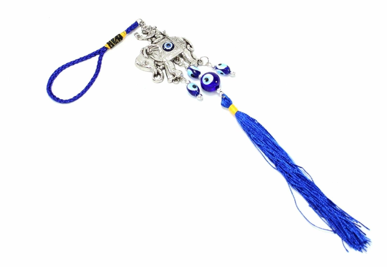 XXXXX Blue Evil Eye Elephant Monkey Hanging Amulet Protection Blessing Wall& Car Decor New