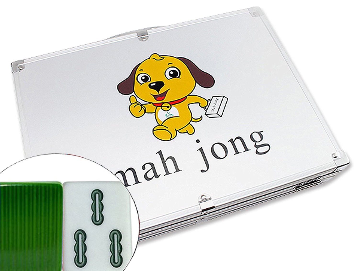 The Perfect Gift: Mini Chinese Mahjong Game Set With 146 Tiles, Dice, &  Portable Storage Case - For Adults & Families!