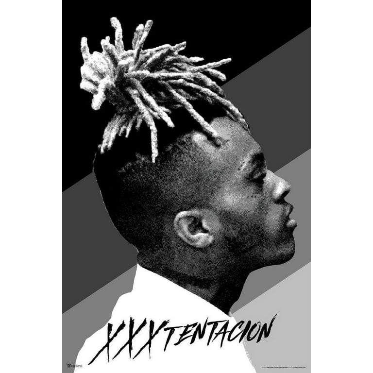 xxxtentacionポスター XXXtentacion Poster BW Stripes XXXtentacion Merch Bad Vibes