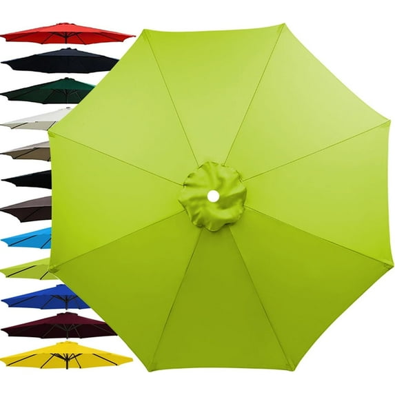 XXY 10ft 6-Rib Outdoor UV Protective Fabric Patio Umbrella Replacement Canopy