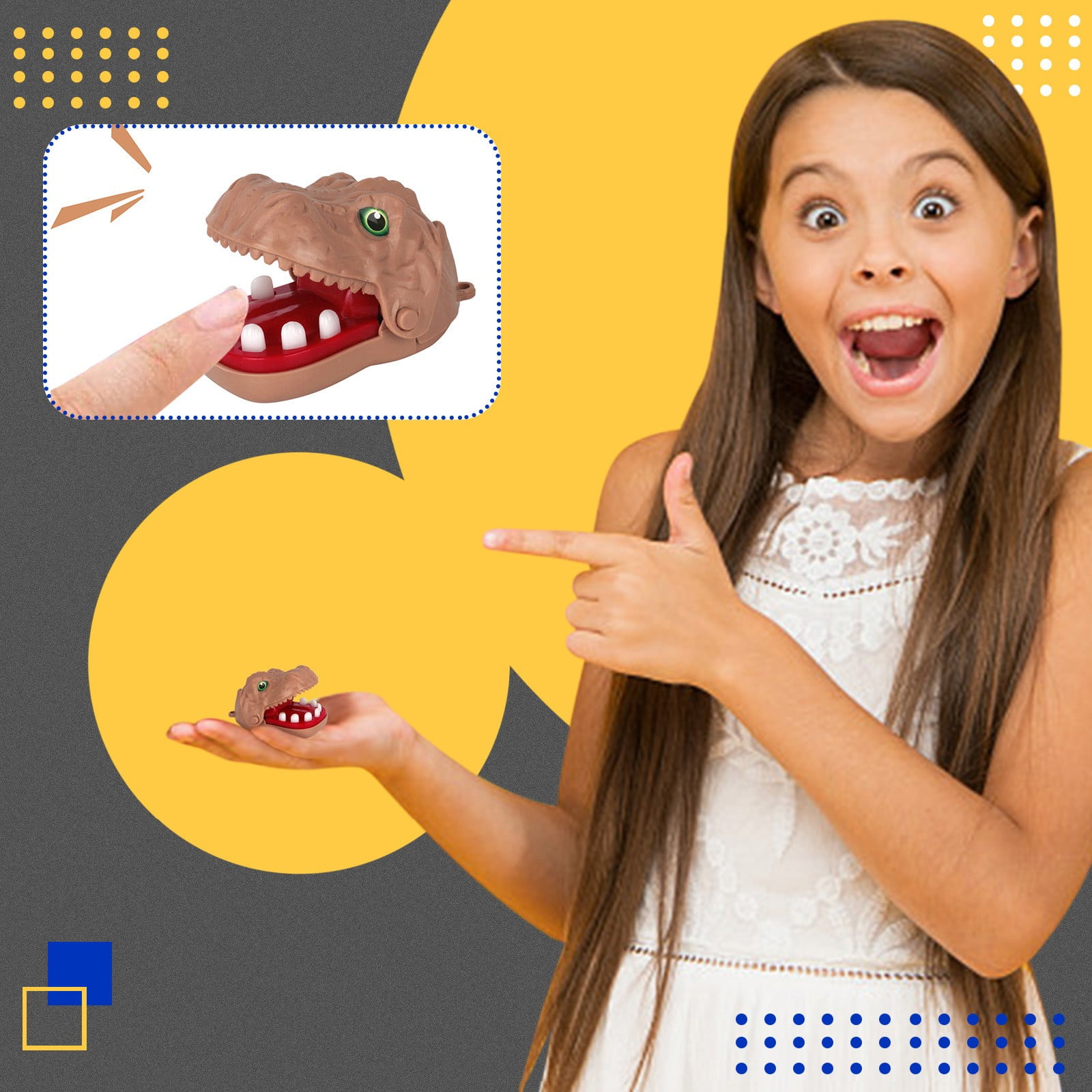 XXYoung Clearance! Mouth Biting Finger Game Trick Prank Prop Kids