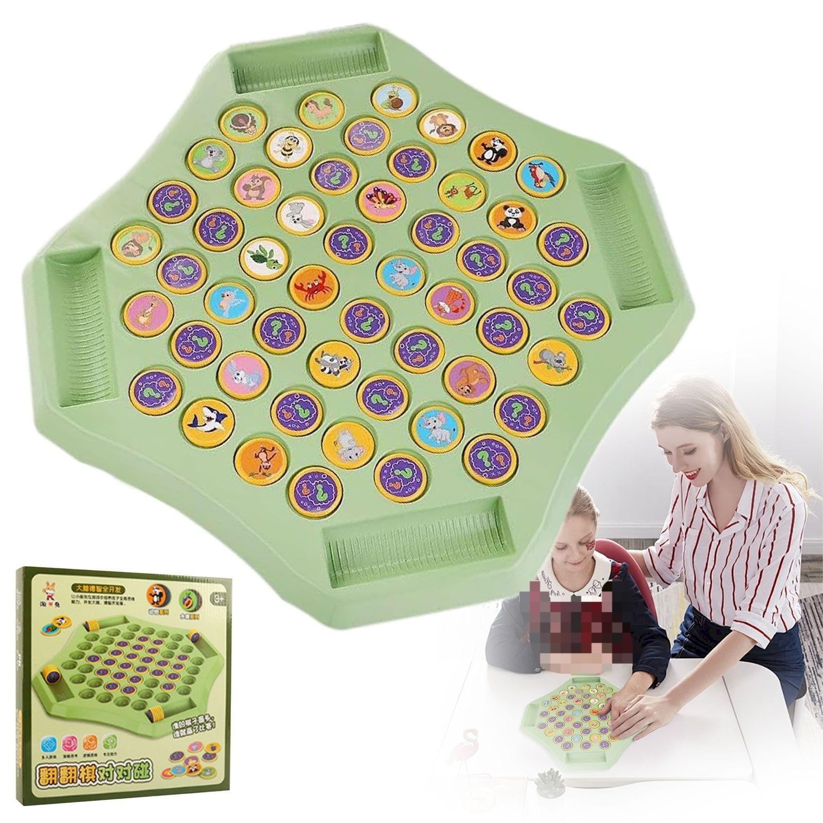 XXYoung Clearance Sale Animal Flip Chess Memory Chess Game for