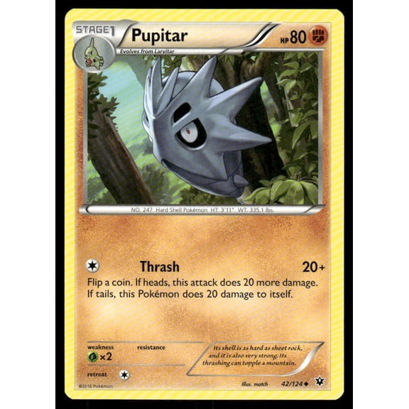 XY - Fates Collide Pupitar Uncommon #42/124