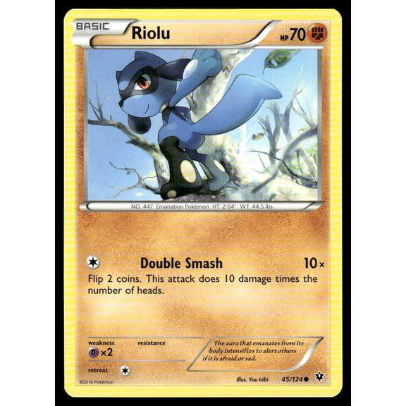 XY - Fates Collide Riolu (45) Common #45/124