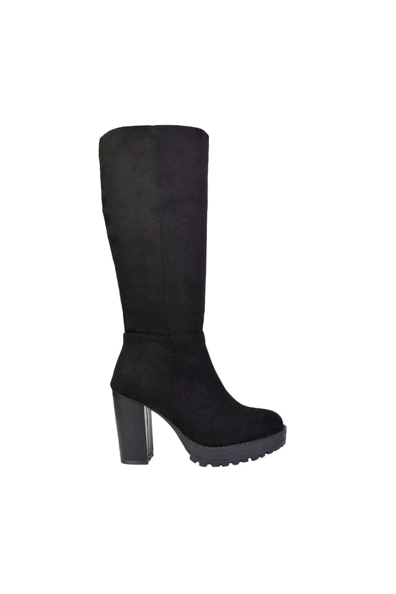 Womens Addie Chunky Platform Ankle Boots