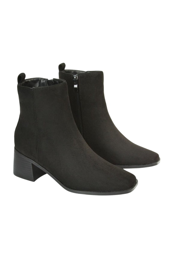 Womens Angela Low Block Heel Ankle Boots