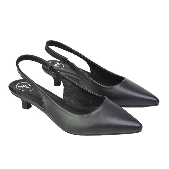 XY London Womens Avalone Metallic Kitten Heel Sandals