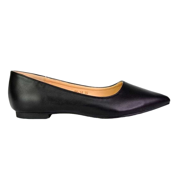 XY London Womens Bubbles Pointed Ballerina Flats
