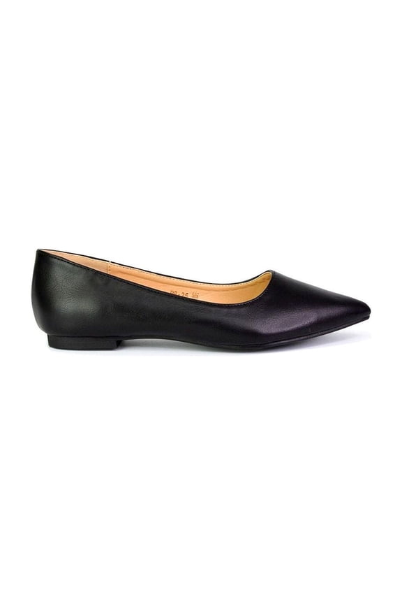 Womens Bubbles Pointed Flat Ballerina Flats