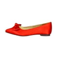 thumbnail image 1 of XY London Womens Cally Bow Pointed Ballerina Flats, 1 of 4