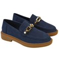 thumbnail image 1 of XY London Womens Dakoa Chain Detail Loafers, 1 of 5