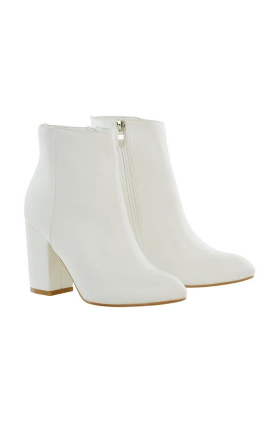 Womens High Block Heel Ankle Boots