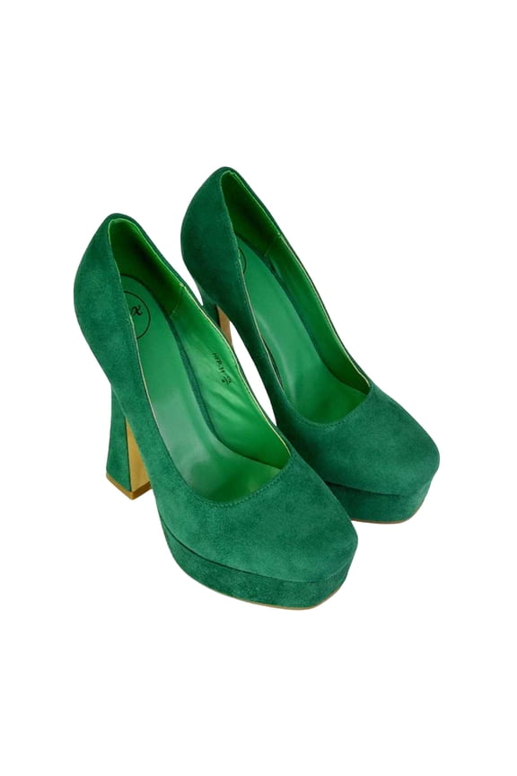 Womens Karlie Curved Flared High Stiletto Heel Court Shoes