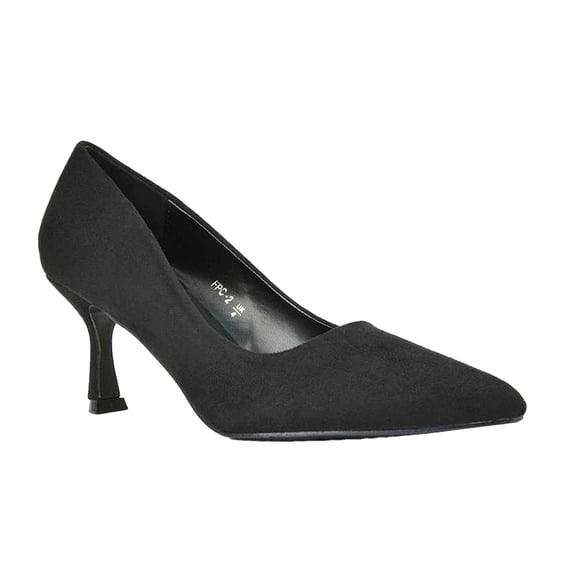 XY London Womens Lisa Pointed Mid Stiletto Court Shoes