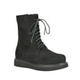 thumbnail image 1 of XY London Womens Lizzo Flatform Biker Boots, 1 of 4