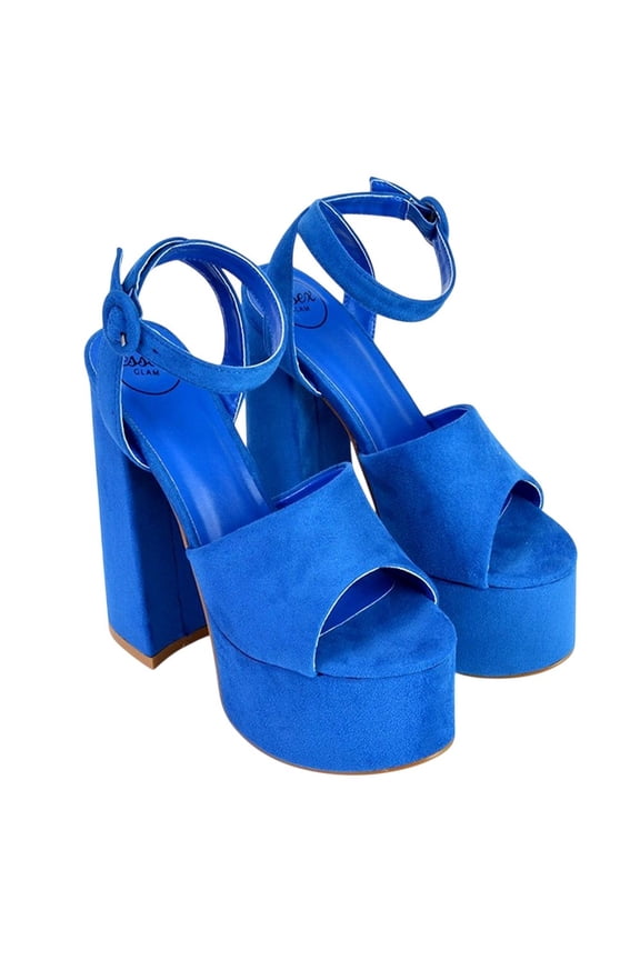 Womens Pennie Block Heel High Heels