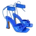 thumbnail image 1 of XY London Womens Rhegan Chain Detail Lace Up High Heels, 1 of 4