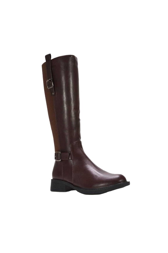 Womens Seraphine Knee-High Stretch Low Heel Riding Boots