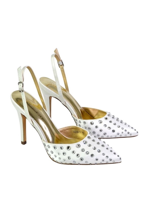 Womens Shelly Pointed Bridal High Heels