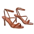 thumbnail image 1 of XY London Womens Sherry Patent Strappy Sandals, 1 of 4