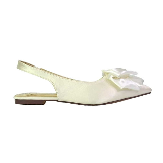 XY London Womens Zooey Rose Sling Back Flat Ballerina Flats