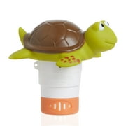XY-WQ Turtle Chlorine Floater for 1" Tab Only, Mini Size Floating Pool Chlorine Dispenser