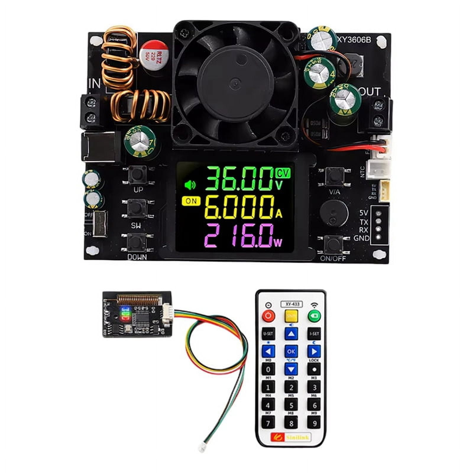 XY3606B 216W Adjustable Voltage Regulator Power Supply+433M Kit DC Buck ...