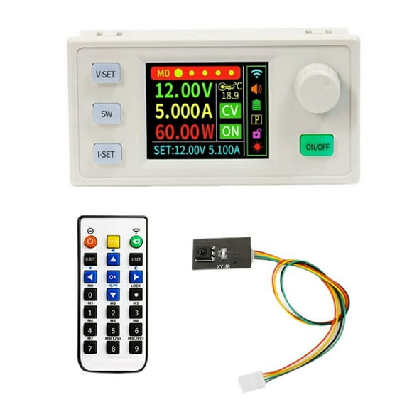 XY6506S CNC Adjustable DC Regulated Power Supply Constant Voltage and Current Maintenance 65V 6A 390W Step-Down Module,1 x XY6506S step-down module 1 x remote controller 1 x receiving probe,White