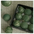 thumbnail image 1 of XYAIYT 12 Pack Christmas Decorations Christmas Ornaments Antique Shatterproof Plastic Ball Tree Ornaments Set with Hanging Cord for Wreaths Centerpieces Decor Christmas Tree Ornaments 3.1in Green, 1 of 9