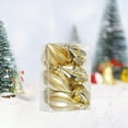 thumbnail image 1 of XYAIYT 12 Pack Christmas Ornaments Popcorn Shaped Tree Decorations Electroplated Plastic Shiny Long Lasting Hanging Pendants for Christmas Tree and Indoor Outdoor Home Door Mantel Display 3in Gold, 1 of 6