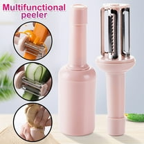 XYAIYT 3 Pack Stainless Steel Multifunctional Peeler and Paring Knife Set for Fruit and Potato Easy to Use and Long Lasting Kitchen Tool for Shredding and Peeling with Relaxedable Handle