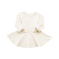 thumbnail image 1 of XYAIYT Baby Girls Casual Dresses Comfy Loose Long Sleeve Ruffle Dress Children Fall Winter Clothes, 1 of 5
