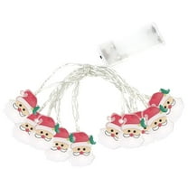 XYAIYT Battery Operated Led String Lights Indoor Christmas Lights Outdoor Christmas Lights Delicate Led Clear Wire Home Window Door Holiday Party Mantel Decor 1.2In